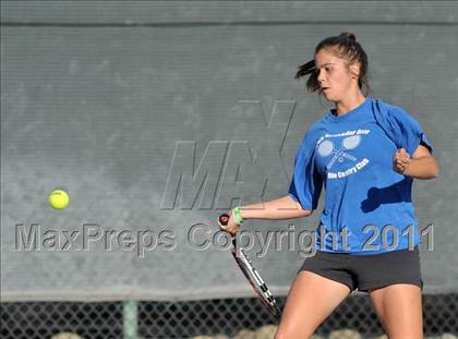 Thumbnail 2 in CIF SJS Individual Tennis Championships (D1 - Day 1 Singles) photogallery.