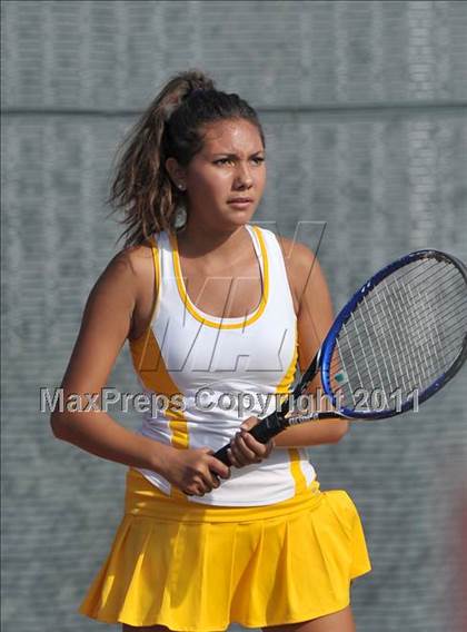 Thumbnail 2 in CIF SJS Individual Tennis Championships (D1 - Day 1 Singles) photogallery.