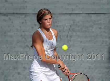 Thumbnail 3 in CIF SJS Individual Tennis Championships (D1 - Day 1 Singles) photogallery.