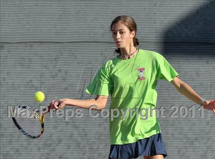 Thumbnail 3 in CIF SJS Individual Tennis Championships (D1 - Day 1 Singles) photogallery.