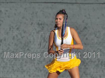 Thumbnail 3 in CIF SJS Individual Tennis Championships (D1 - Day 1 Singles) photogallery.