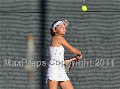 Thumbnail 2 in CIF SJS Individual Tennis Championships (D1 - Day 1 Singles) photogallery.