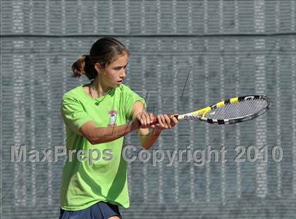 Thumbnail 2 in CIF SJS Individual Tennis Championships (D1 - Day 1 Singles) photogallery.