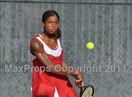 Thumbnail 1 in CIF SJS Individual Tennis Championships (D1 - Day 1 Singles) photogallery.