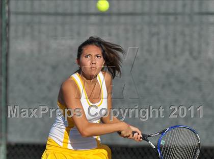 Thumbnail 3 in CIF SJS Individual Tennis Championships (D1 - Day 1 Singles) photogallery.