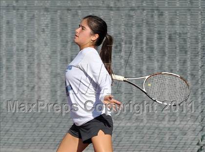 Thumbnail 2 in CIF SJS Individual Tennis Championships (D1 - Day 1 Singles) photogallery.