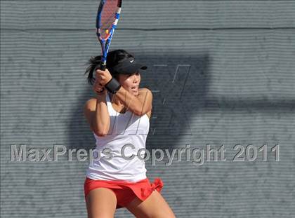 Thumbnail 3 in CIF SJS Individual Tennis Championships (D1 - Day 1 Singles) photogallery.