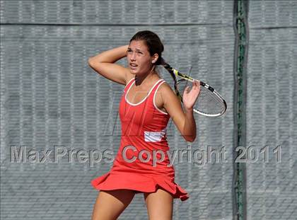 Thumbnail 2 in CIF SJS Individual Tennis Championships (D1 - Day 1 Singles) photogallery.