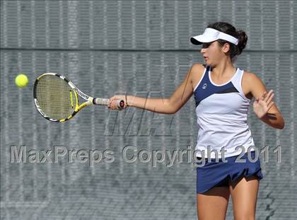 Thumbnail 2 in CIF SJS Individual Tennis Championships (D1 - Day 1 Singles) photogallery.