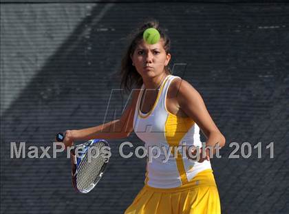 Thumbnail 1 in CIF SJS Individual Tennis Championships (D1 - Day 1 Singles) photogallery.