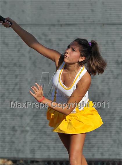 Thumbnail 2 in CIF SJS Individual Tennis Championships (D1 - Day 1 Singles) photogallery.