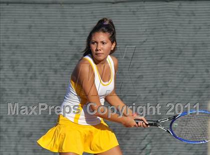 Thumbnail 2 in CIF SJS Individual Tennis Championships (D1 - Day 1 Singles) photogallery.