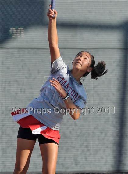 Thumbnail 1 in CIF SJS Individual Tennis Championships (D1 - Day 1 Singles) photogallery.