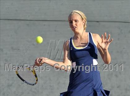 Thumbnail 2 in CIF SJS Individual Tennis Championships (D1 - Day 1 Singles) photogallery.