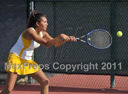 Thumbnail 2 in CIF SJS Individual Tennis Championships (D1 - Day 1 Singles) photogallery.