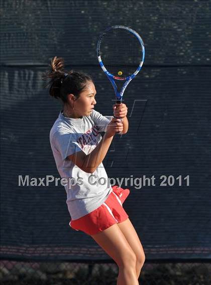 Thumbnail 3 in CIF SJS Individual Tennis Championships (D1 - Day 1 Singles) photogallery.