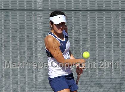 Thumbnail 2 in CIF SJS Individual Tennis Championships (D1 - Day 1 Singles) photogallery.