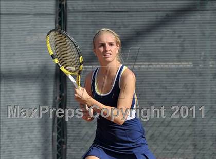 Thumbnail 2 in CIF SJS Individual Tennis Championships (D1 - Day 1 Singles) photogallery.