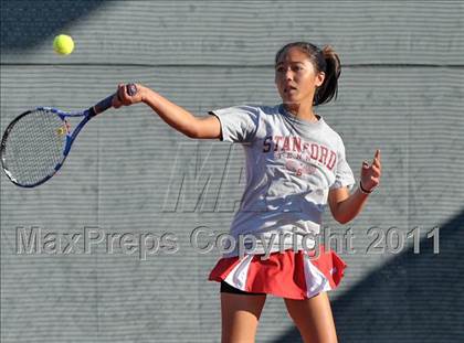 Thumbnail 1 in CIF SJS Individual Tennis Championships (D1 - Day 1 Singles) photogallery.