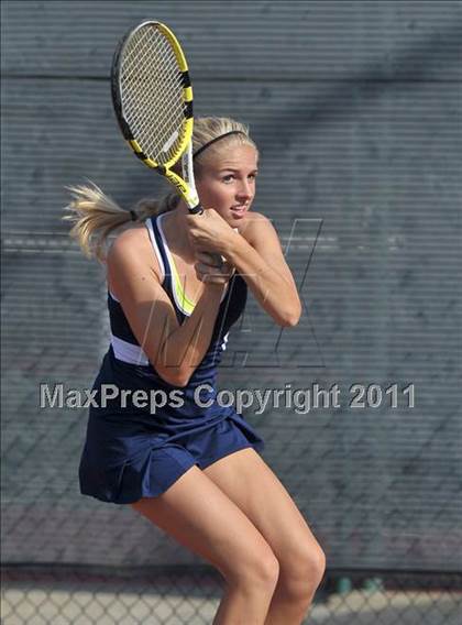 Thumbnail 3 in CIF SJS Individual Tennis Championships (D1 - Day 1 Singles) photogallery.