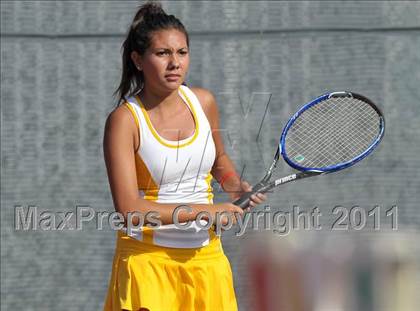 Thumbnail 2 in CIF SJS Individual Tennis Championships (D1 - Day 1 Singles) photogallery.