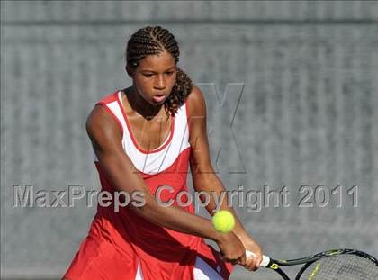 Thumbnail 3 in CIF SJS Individual Tennis Championships (D1 - Day 1 Singles) photogallery.