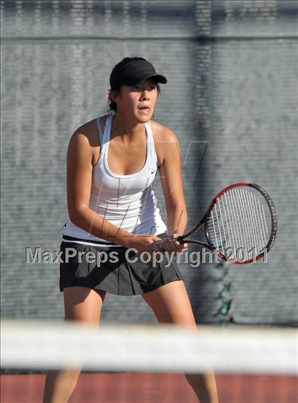 Thumbnail 2 in CIF SJS Individual Tennis Championships (D1 - Day 1 Singles) photogallery.