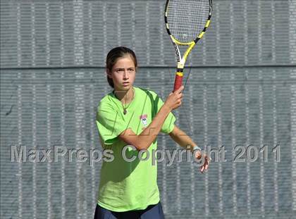 Thumbnail 2 in CIF SJS Individual Tennis Championships (D1 - Day 1 Singles) photogallery.