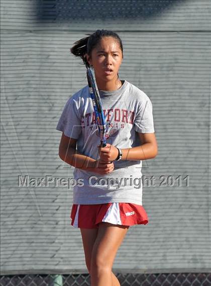 Thumbnail 3 in CIF SJS Individual Tennis Championships (D1 - Day 1 Singles) photogallery.