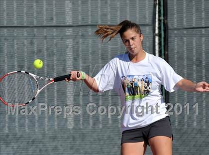 Thumbnail 3 in CIF SJS Individual Tennis Championships (D1 - Day 1 Singles) photogallery.