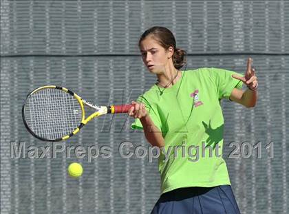 Thumbnail 1 in CIF SJS Individual Tennis Championships (D1 - Day 1 Singles) photogallery.