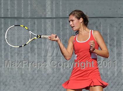 Thumbnail 2 in CIF SJS Individual Tennis Championships (D1 - Day 1 Singles) photogallery.