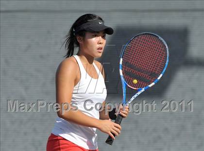 Thumbnail 2 in CIF SJS Individual Tennis Championships (D1 - Day 1 Singles) photogallery.