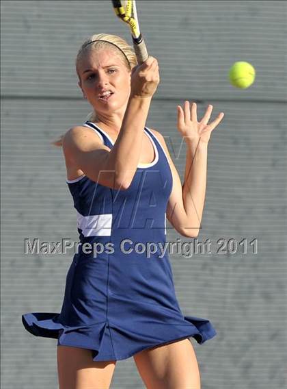 Thumbnail 3 in CIF SJS Individual Tennis Championships (D1 - Day 1 Singles) photogallery.