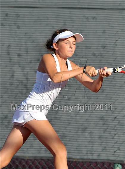 Thumbnail 3 in CIF SJS Individual Tennis Championships (D1 - Day 1 Singles) photogallery.