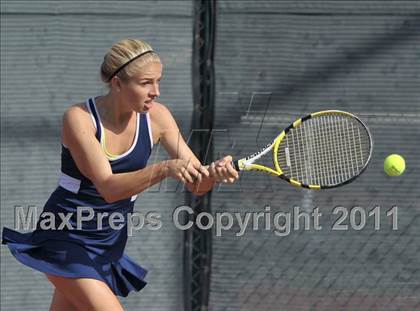 Thumbnail 2 in CIF SJS Individual Tennis Championships (D1 - Day 1 Singles) photogallery.