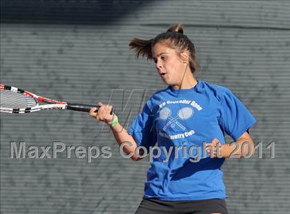 Thumbnail 2 in CIF SJS Individual Tennis Championships (D1 - Day 1 Singles) photogallery.