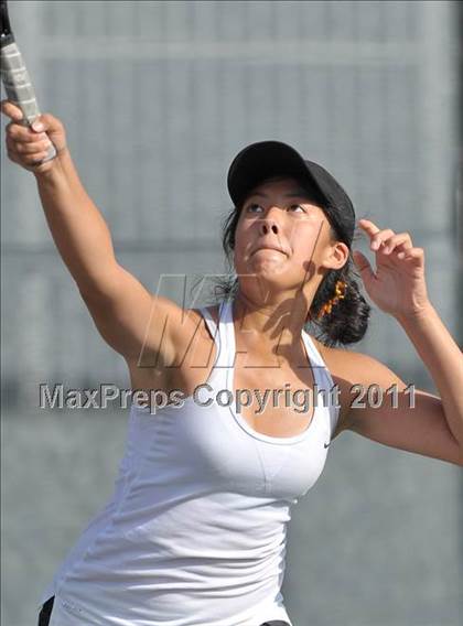 Thumbnail 1 in CIF SJS Individual Tennis Championships (D1 - Day 1 Singles) photogallery.