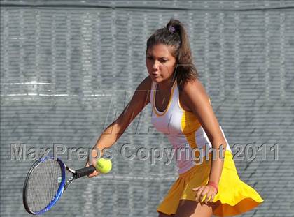 Thumbnail 3 in CIF SJS Individual Tennis Championships (D1 - Day 1 Singles) photogallery.