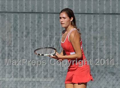 Thumbnail 3 in CIF SJS Individual Tennis Championships (D1 - Day 1 Singles) photogallery.