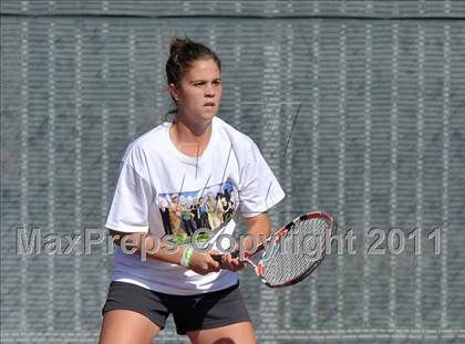 Thumbnail 2 in CIF SJS Individual Tennis Championships (D1 - Day 1 Singles) photogallery.