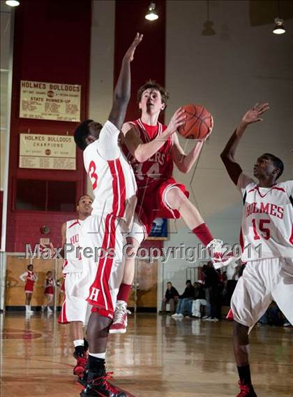 Thumbnail 1 in Beechwood vs. Holmes (35 District Tournament) photogallery.
