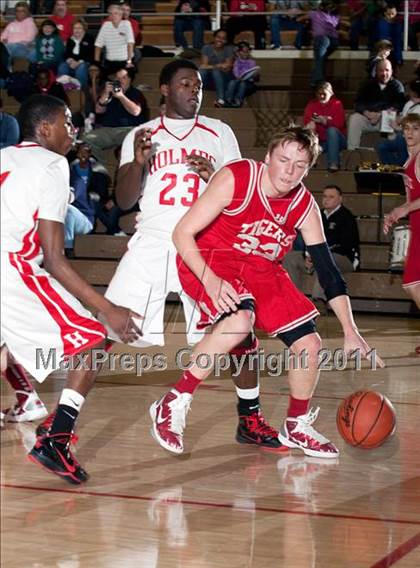 Thumbnail 3 in Beechwood vs. Holmes (35 District Tournament) photogallery.