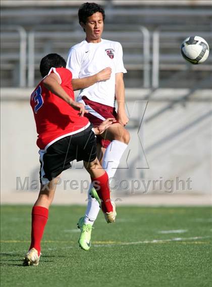 Thumbnail 1 in St. Stephen's vs. JJ Pearce (RRISD Soccer Classic) photogallery.