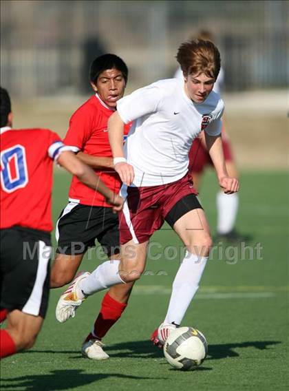 Thumbnail 1 in St. Stephen's vs. JJ Pearce (RRISD Soccer Classic) photogallery.