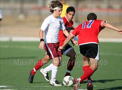 Thumbnail 2 in St. Stephen's vs. JJ Pearce (RRISD Soccer Classic) photogallery.
