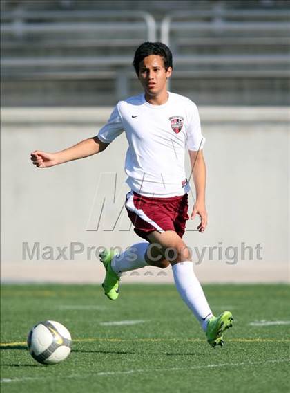 Thumbnail 1 in St. Stephen's vs. JJ Pearce (RRISD Soccer Classic) photogallery.