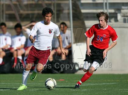 Thumbnail 1 in St. Stephen's vs. JJ Pearce (RRISD Soccer Classic) photogallery.