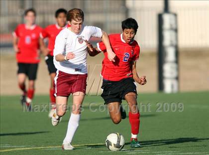 Thumbnail 1 in St. Stephen's vs. JJ Pearce (RRISD Soccer Classic) photogallery.