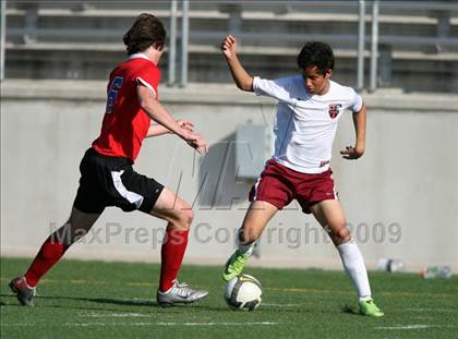 Thumbnail 1 in St. Stephen's vs. JJ Pearce (RRISD Soccer Classic) photogallery.
